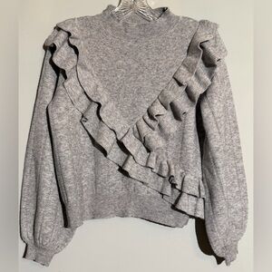 Cabellero Ruffle Sweater by Anthropologie Size M